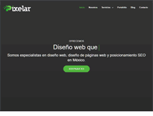 Tablet Screenshot of pixelar.com.mx